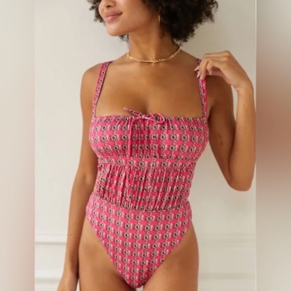 Out From Under Versailles Ruched Bodysuit
